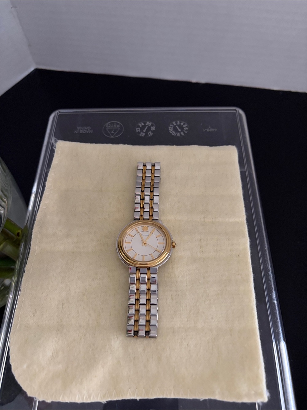 Tory Burch Two-Tone Gold and Silver Women's Bracelet Watch